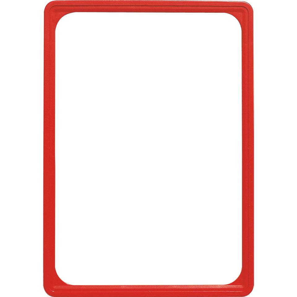 Kunststoffrahmen, rot, Kunststoff, DIN A3