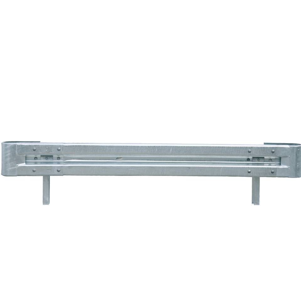 Starter-Set Stahlschutzplanken Typ B, zum Einrammen, Baulänge 2m