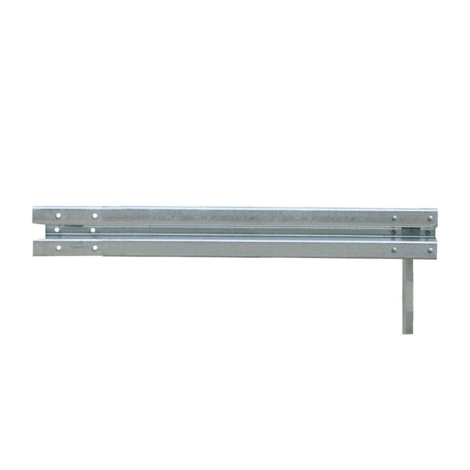 Ergänzungs-Set Stahlschutzplanken Typ B, zum Einrammen, Baulänge 2m