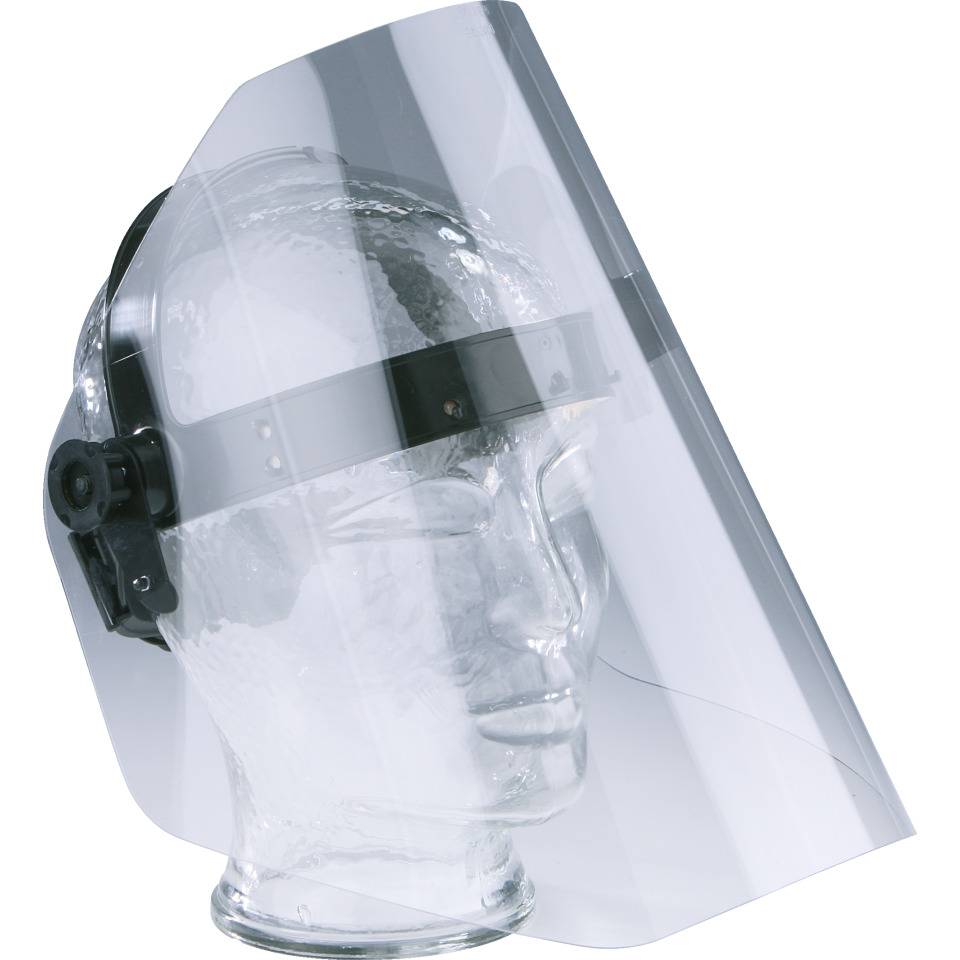 Gesichtsschutzschirm 1901, EN 166, farblos, Polycarbonat, 268g