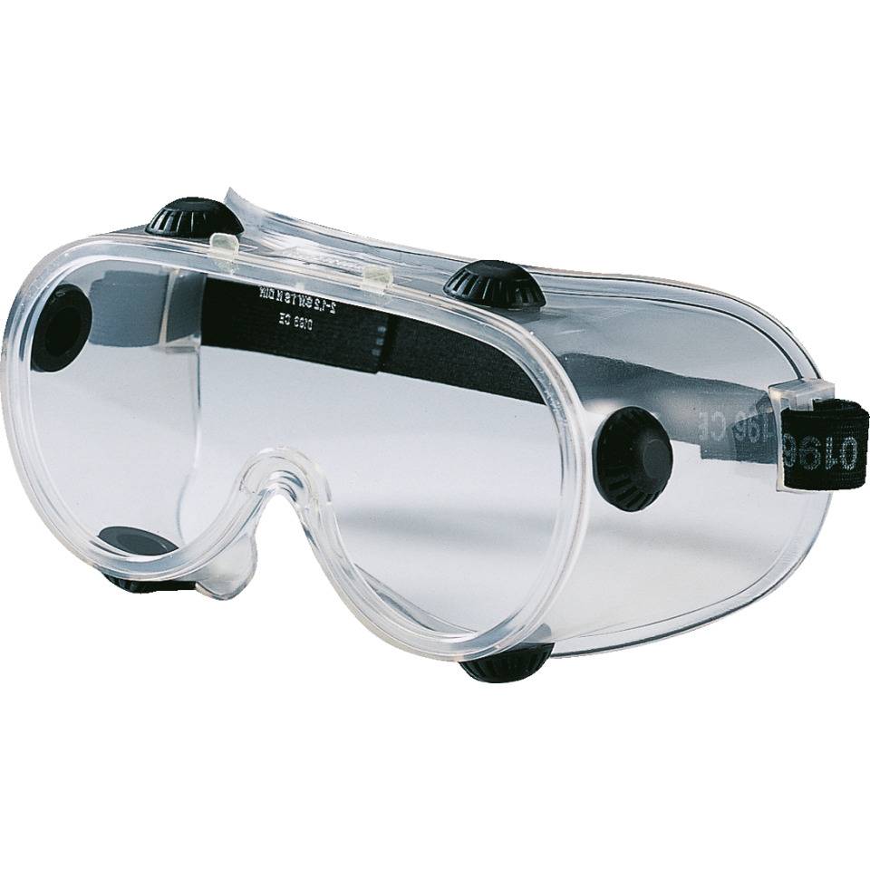 Vollsichtschutzbrille Aero, EN 166, transparente Acetat-Scheibe, 65g