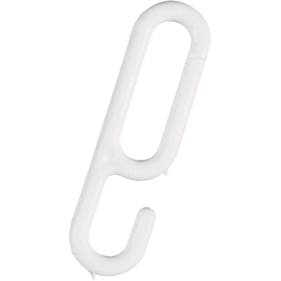 K.57 Einhängehaken, weiß, Kunststoff, Ø 6mm, 20/VE