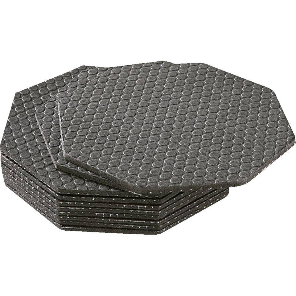 Antirutschpunkte Black-Cat Panther,dunkelgrau,PES/PVC,8-eckig,150x150mm,10/VE