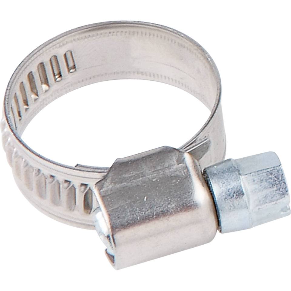 Schlauchschelle, zur Befestigung der Schilderträger, Stahl, 12-22mm
