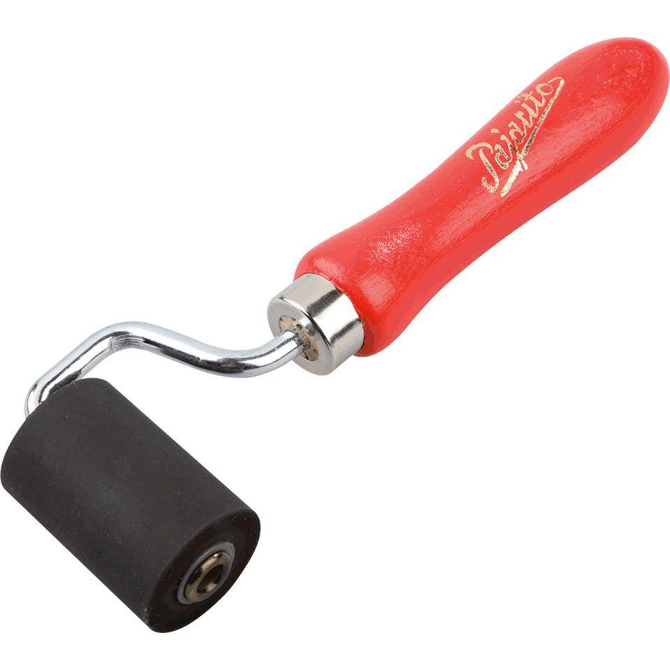 Andrückrolle, zum blasenfreien Anbringen von Folien, Zylinder Ø 30mm, Länge 45mm