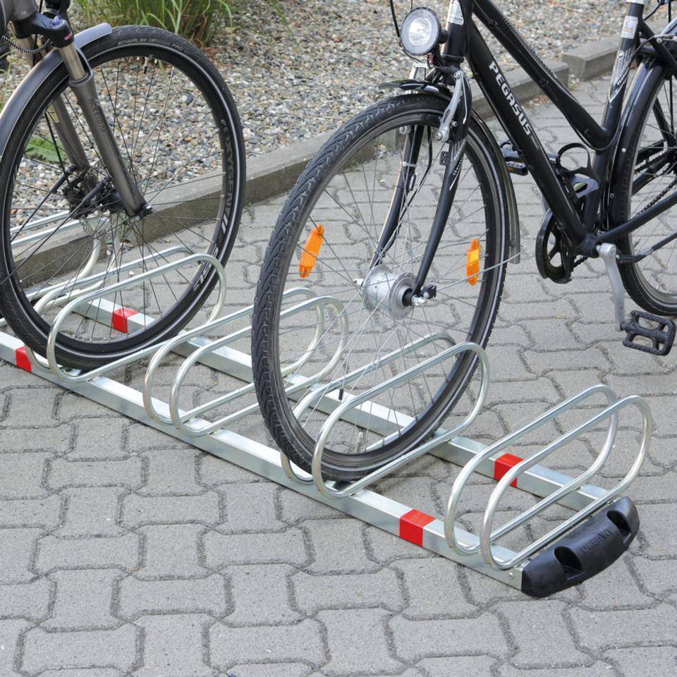 Fahrradständer Urbany®, 5 Einstellplätze, für doppelseitige Einstellung, Stahl