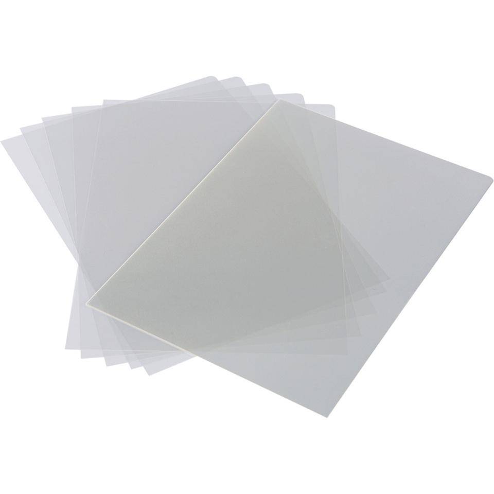 Einlagen, für Raumschild Galerie (297x420mm), mit passender 4-fach Lochung, transparent, Folie, 295x418mm, 5/VE