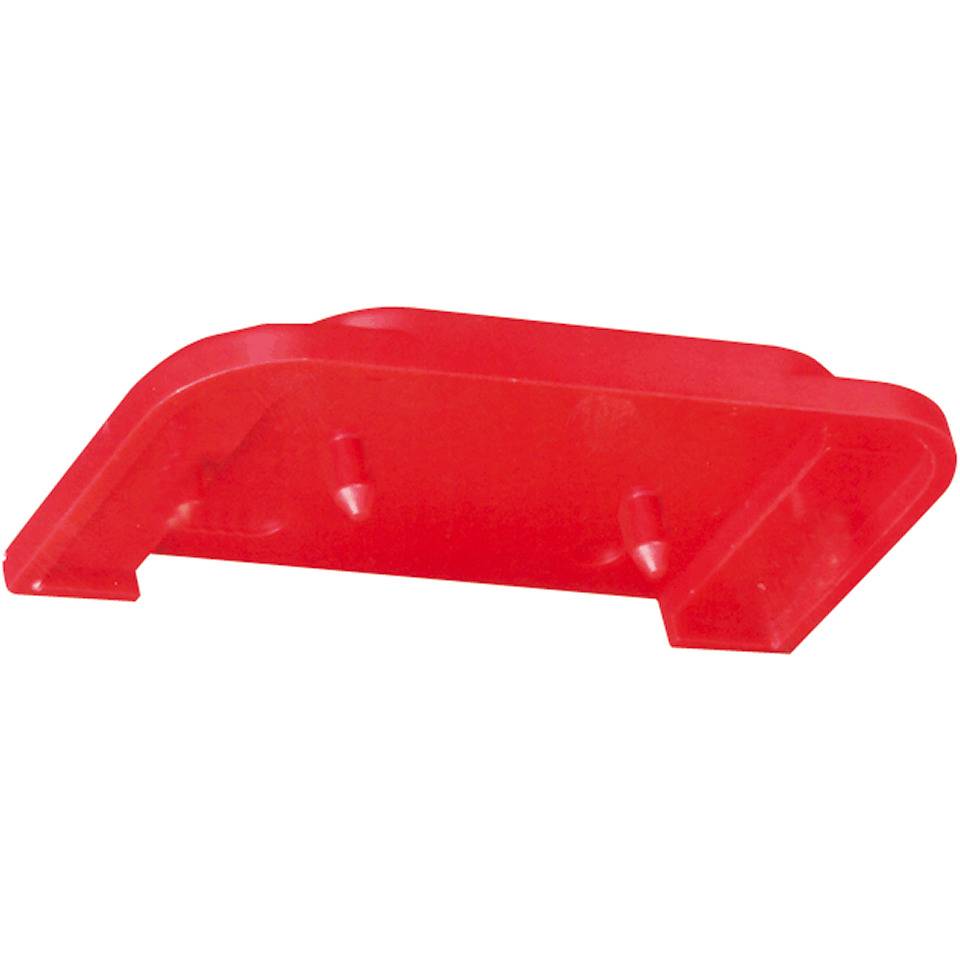 Ersatzoberplatten, Fluchtwegsicherung DEXCON, f.Stangengriffe, rot, Kunststoff, 6/VE