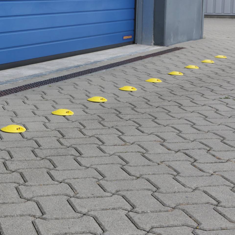 Markierungsnägel Typ R4, mit 4 Reflektoren, gelb, Kunststoff, Ø 120mm