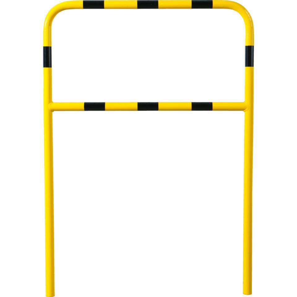 K.57 Laderampenschutzbügel,gelb/schwarz,feuerverzinkter Stahl,1400x1000mm