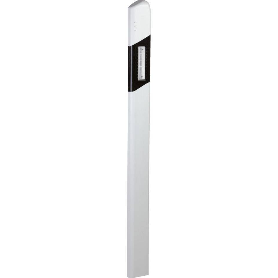 Leitpfosten,zum Eingraben,EN 12899-3,Reflektoren,Kunststoff,Hohlprofil,1600mm