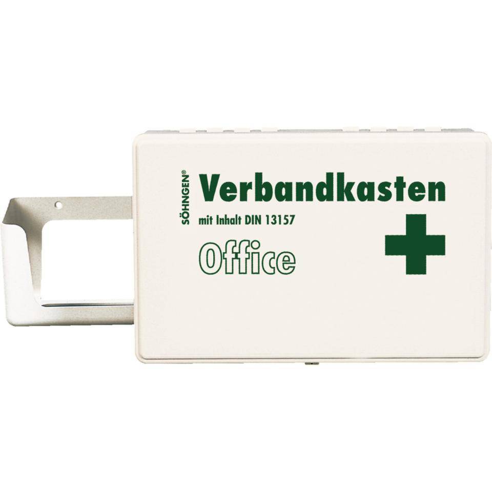 SÖHNGEN® Verbandkasten Office, DIN 13157, weiß, Kunststoff, 260x160x80mm