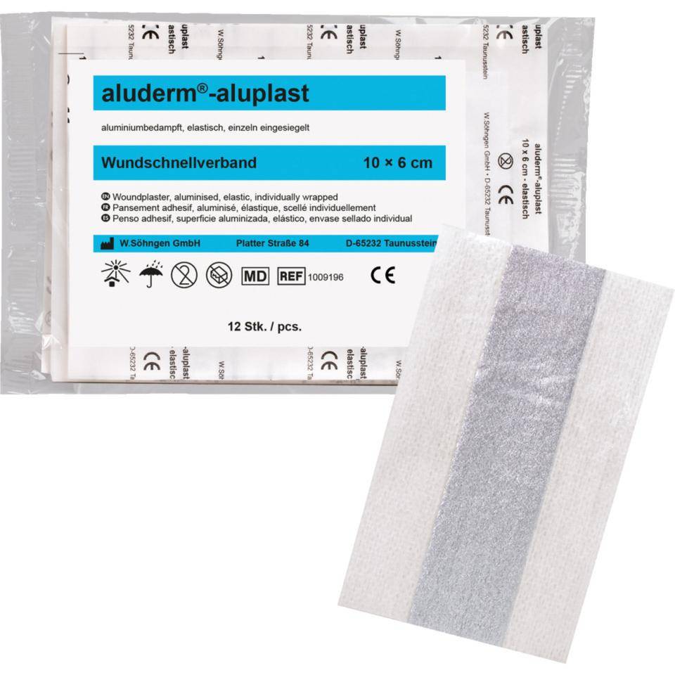 aluderm-aluplast Einzel-Verbandmaterial Wundschnellverbände, DIN 13019, 60/VE