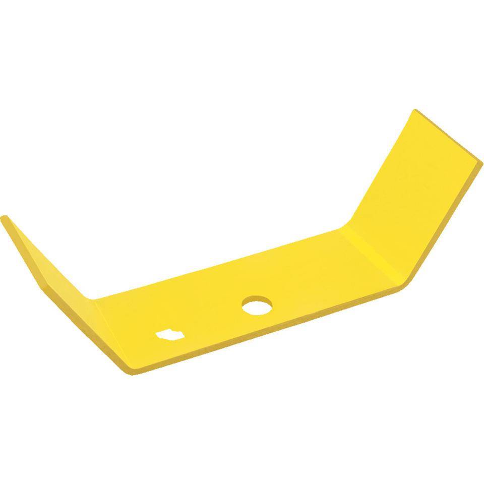 Stahlstützbügel für Schutzplanke Typ B, Erhöhung der Stabilität,gelb, 250x300mm