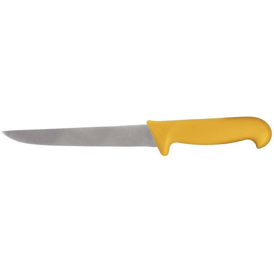 STAHLNETZ® Stechmesser,rutschfester Griff,gelb,Chrom-Molybdän-Stahl,16cm,6/VE
