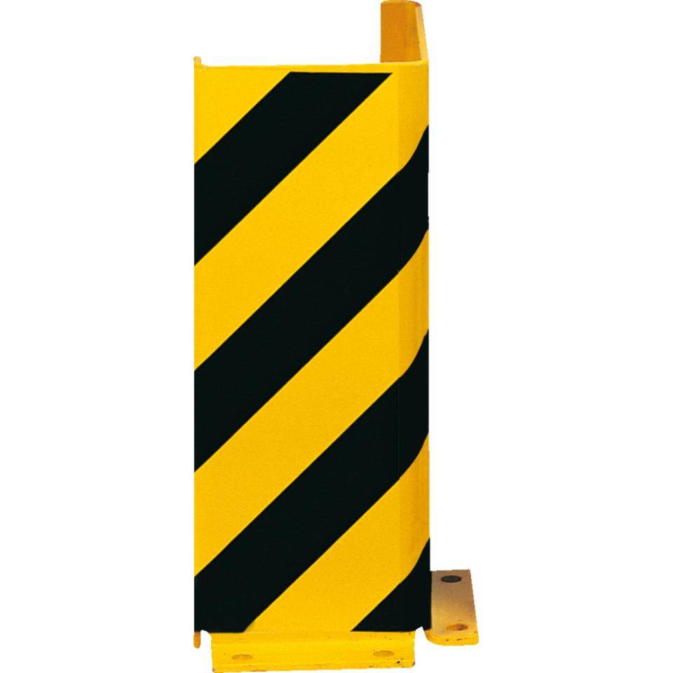 K.57 Anfahrschutzprofil,L-Form,zum Aufdübeln,gelb pulverbeschichtet,160x400x6mm