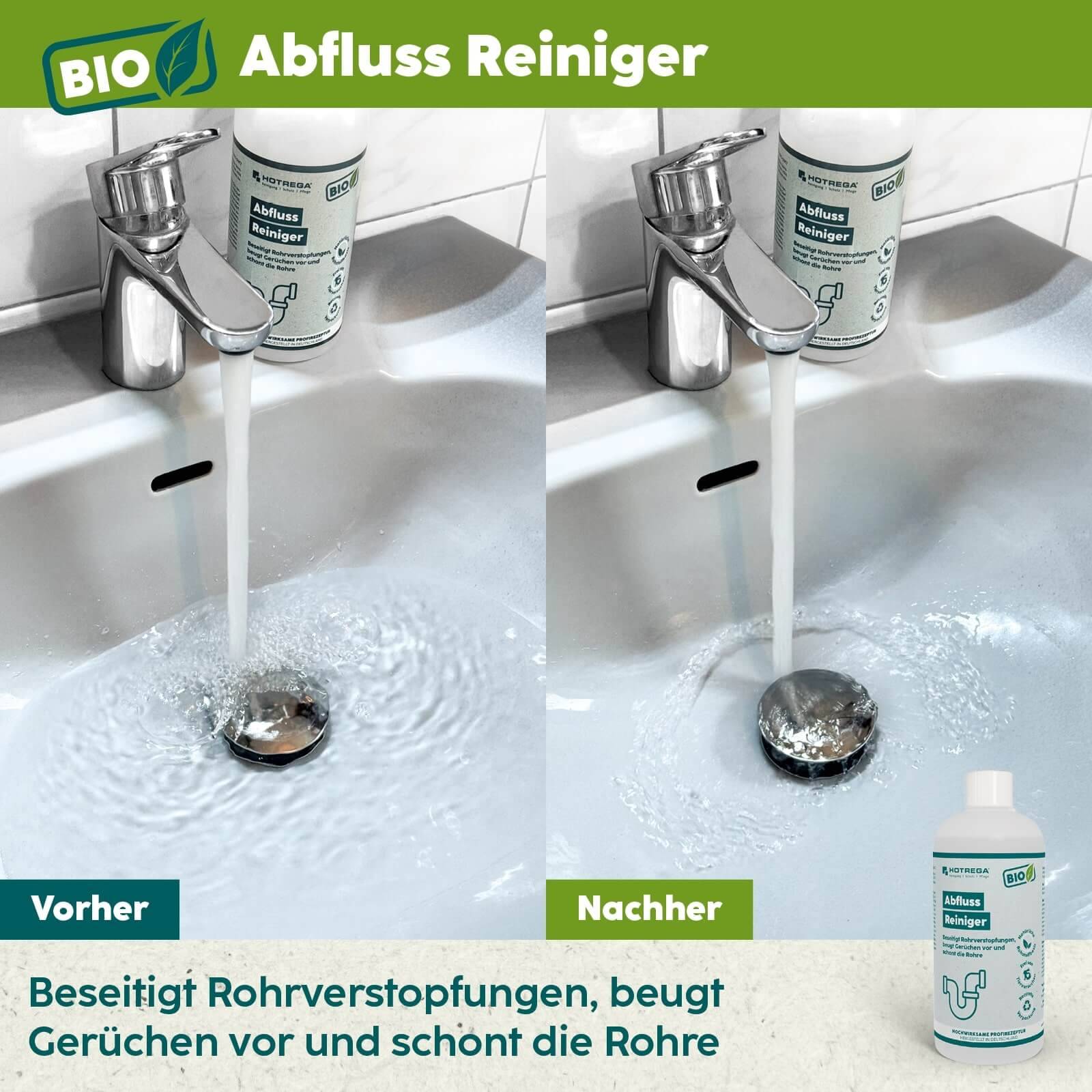 HOTREGA BIO Abfluss Reiniger Konzentrat 500ml