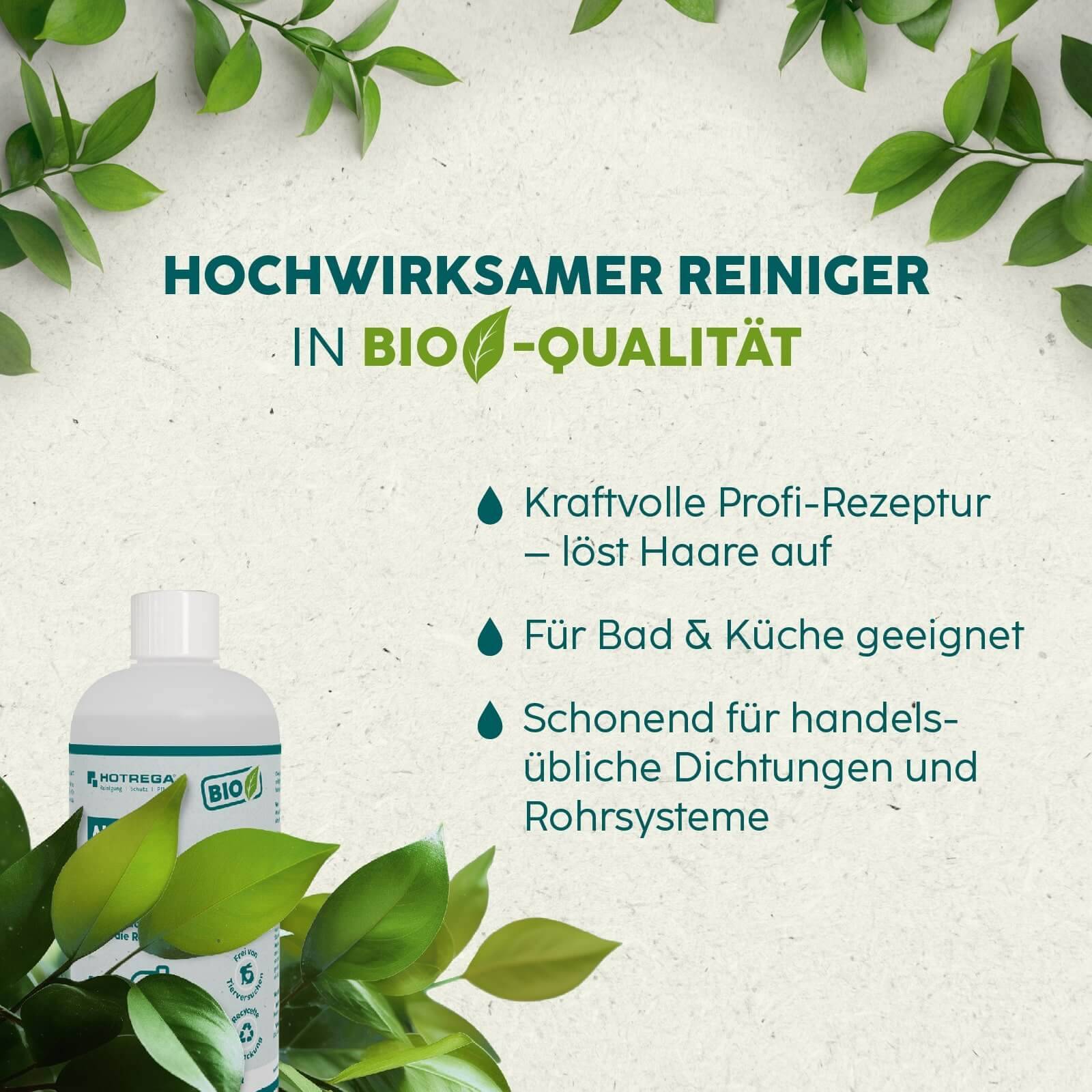 HOTREGA BIO Abfluss Reiniger Konzentrat 500ml
