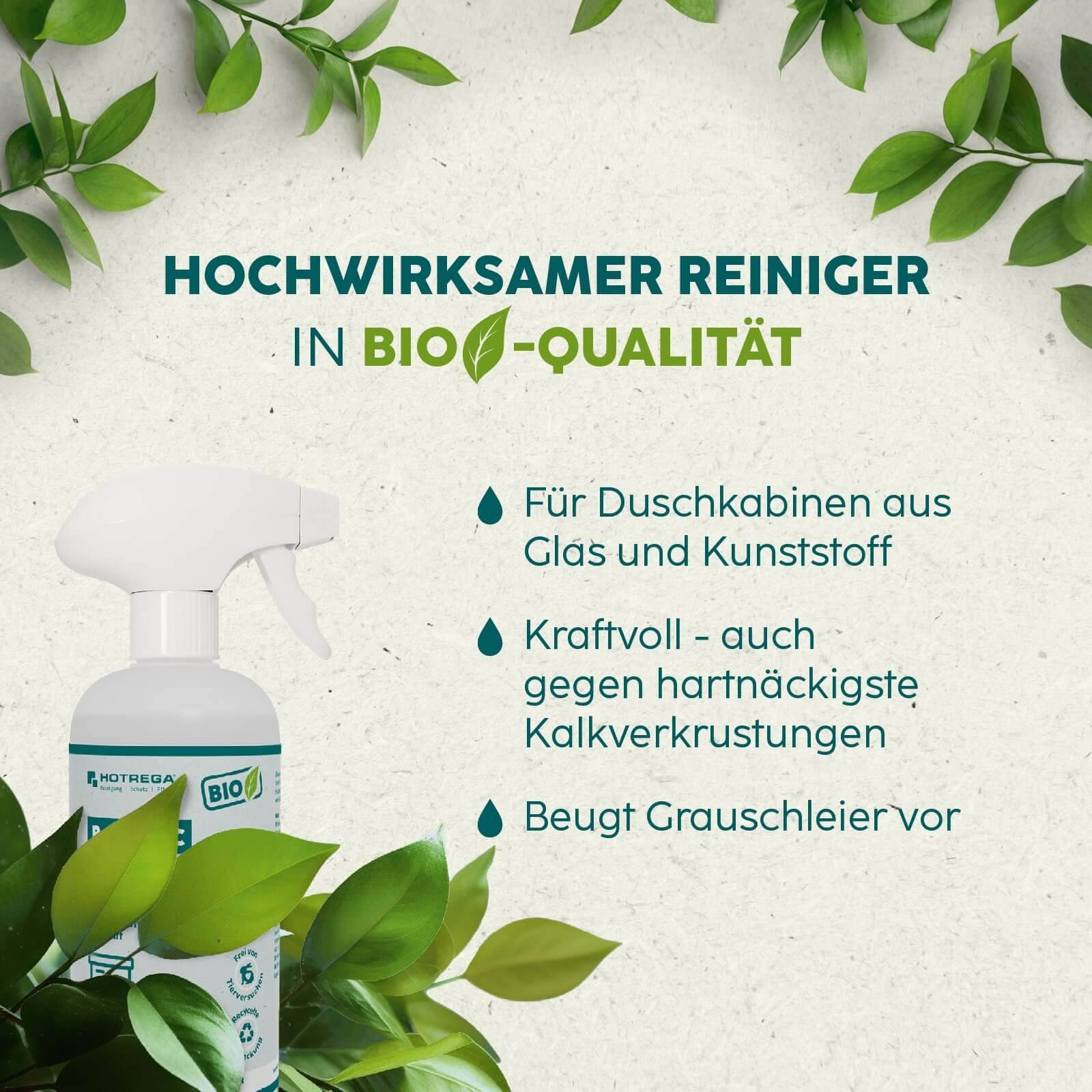 HOTREGA BIO Duschkabinen Reiniger 500ml