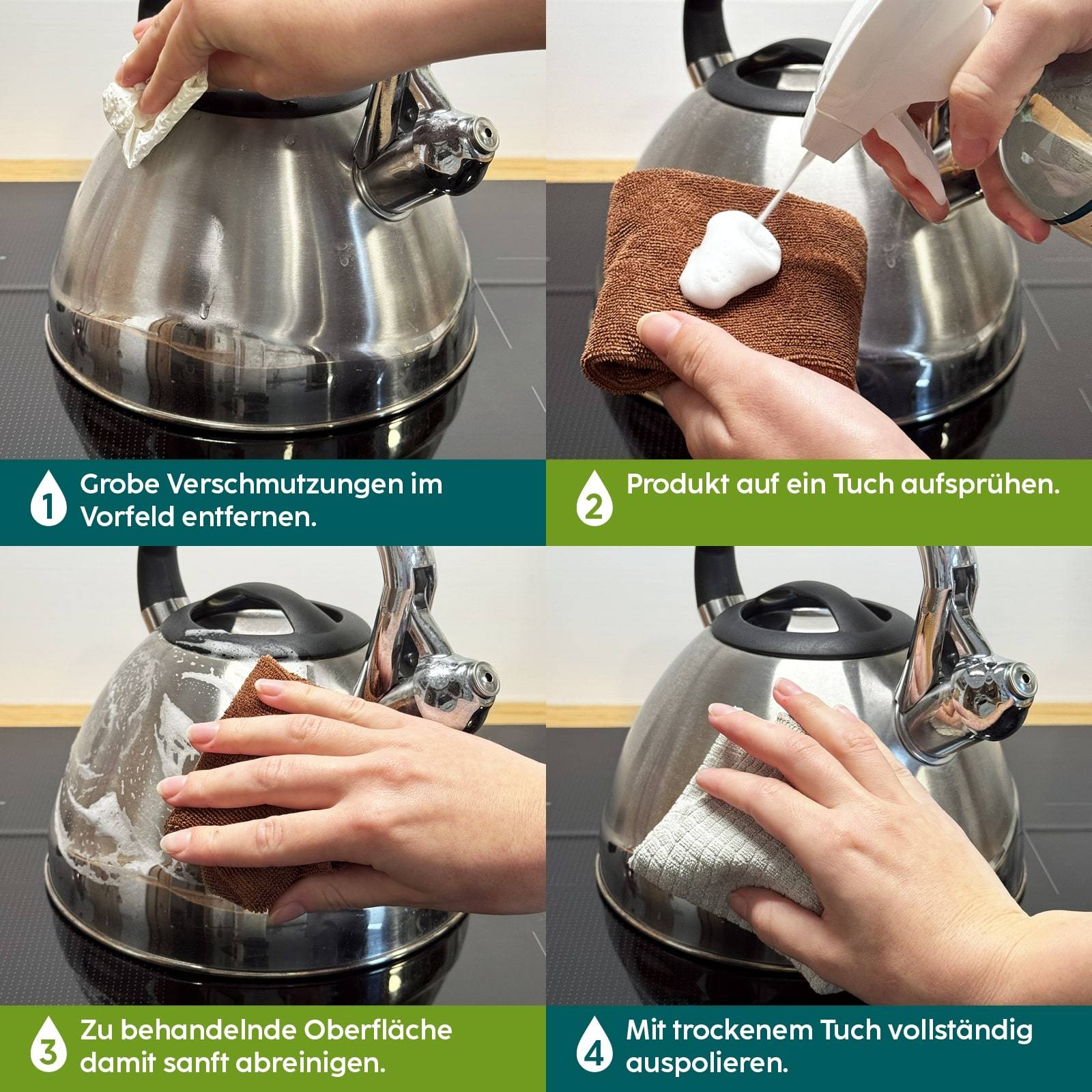 HOTREGA BIO Edelstahl Pflege 500ml