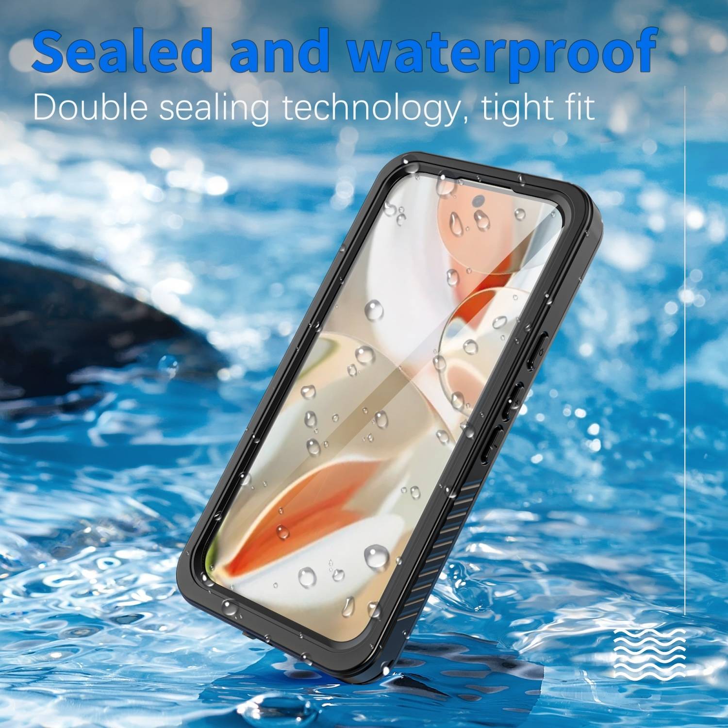 Für Google Pixel 9 360 Grad Full Body Wasserdichte Schutz Hülle Tasche