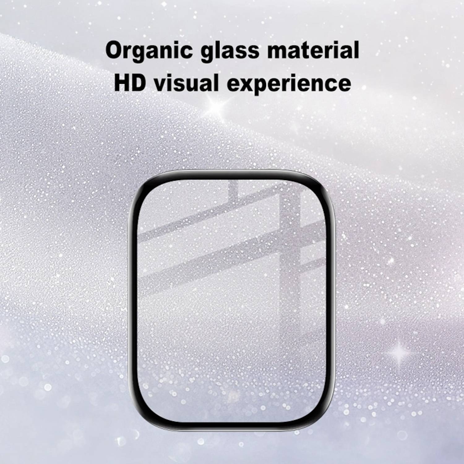 Für Apple Watch Series 10 42mm Plexiglas HD Schutzfolie Transparent