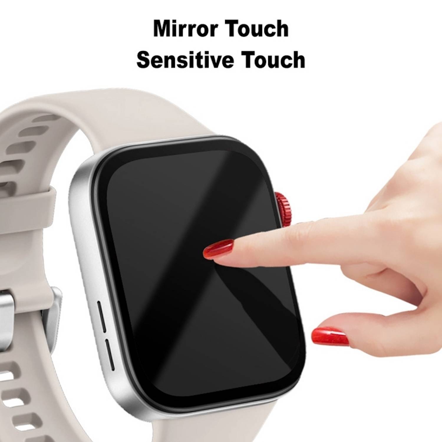 Für Apple Watch Series 10 42mm Plexiglas HD Schutzfolie Transparent