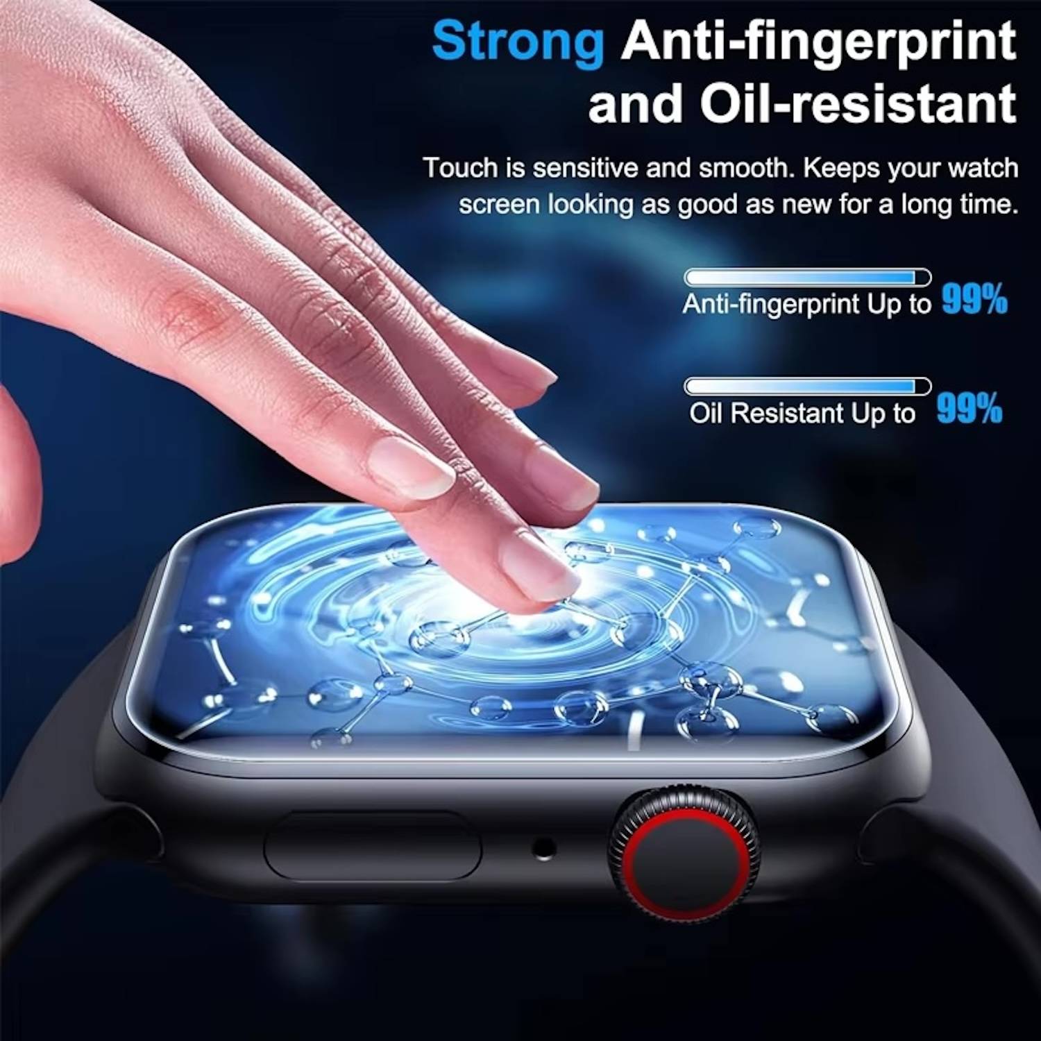 Für Apple Watch Series 10 46mm Hydrogel Film Schutz Folie Transparent