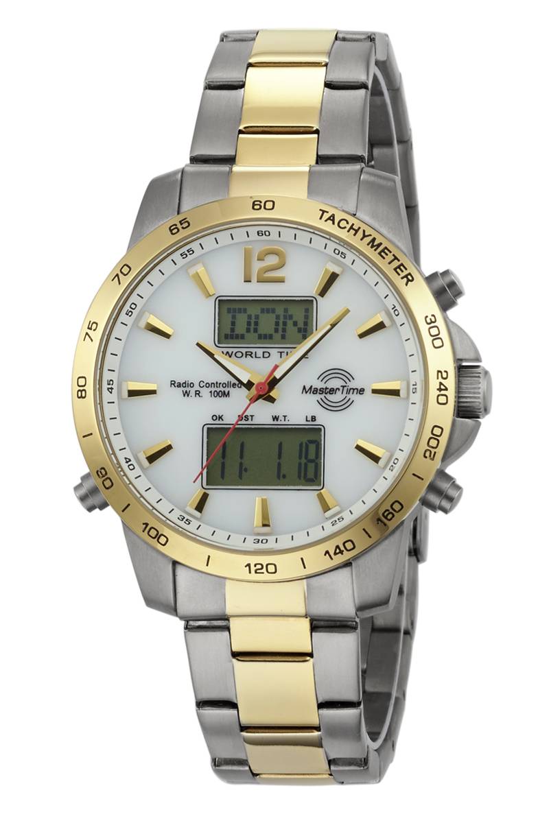 MasterTime MasterTime Herren-Funkuhr Worldtimer