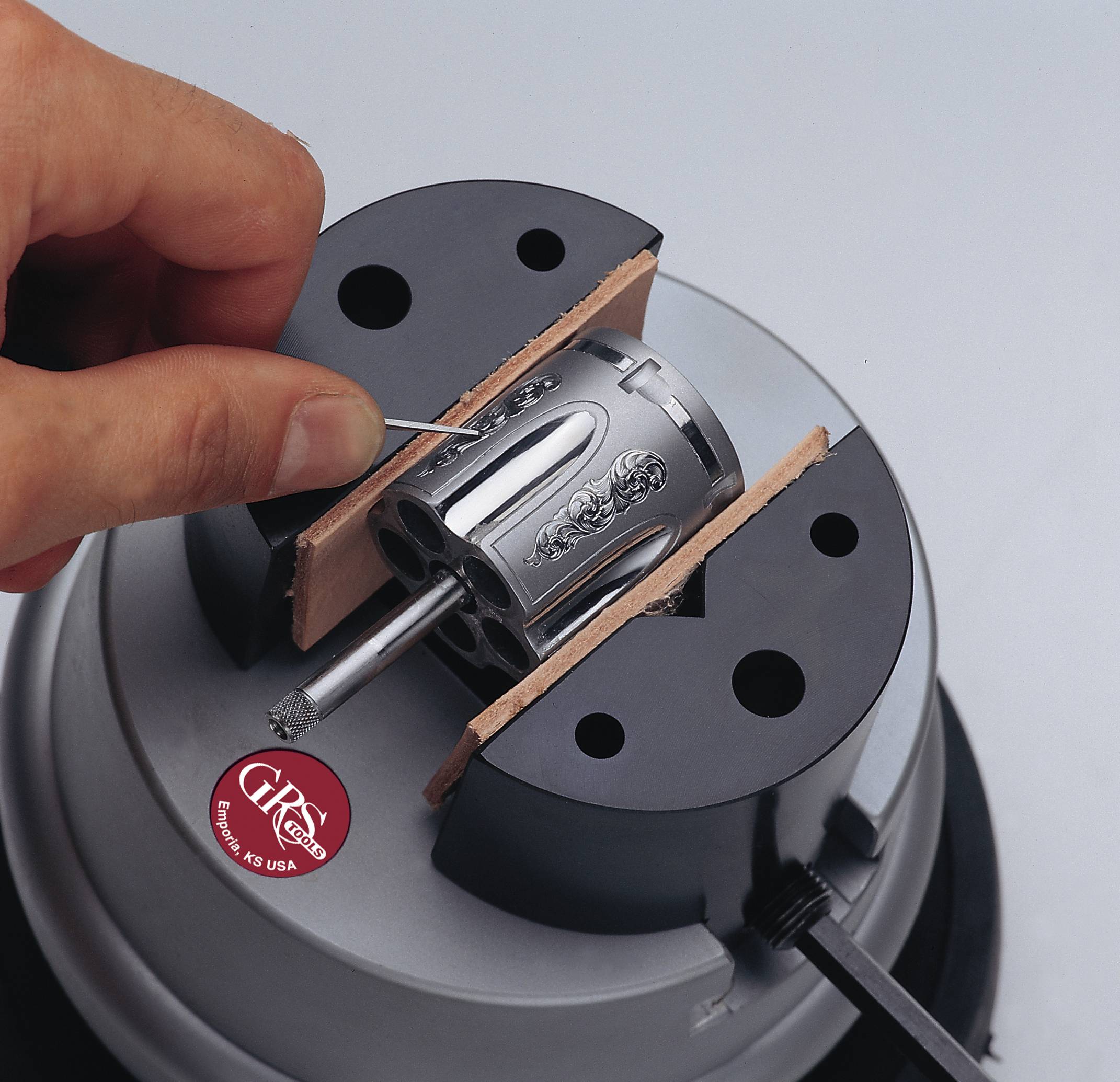 GRS GRS Lederstücke 2 Stk. für den Halt in Gravierkugeln