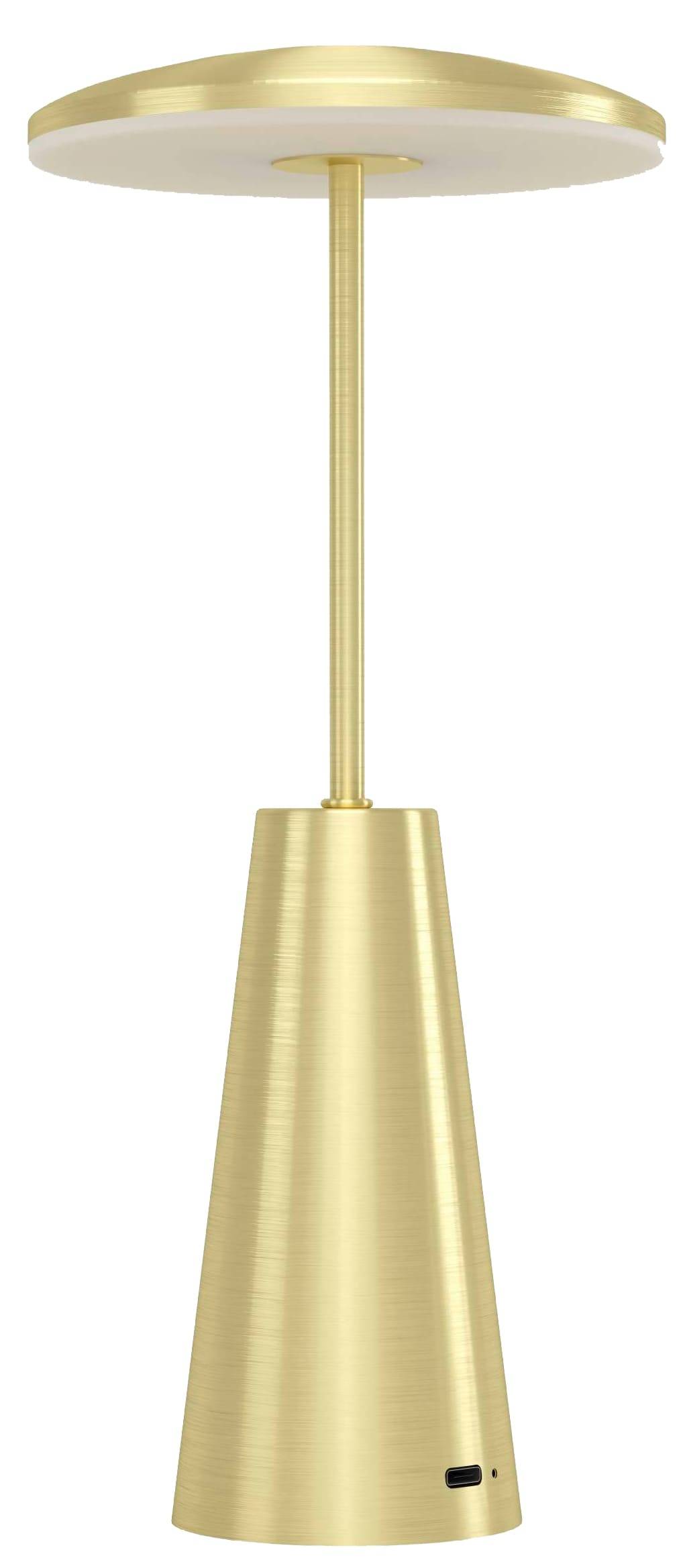 EGLO LED-Akku-Tischleuchte 900923 messing, 2,8 W, 270 lm CCT, IP54