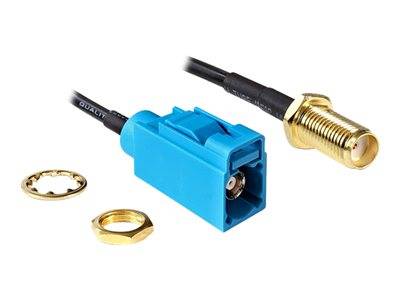 DELOCK HF Kabel SMA -> FAKRA Z Bu/Bu 0.20m Multimedia-Technik Wireless Network