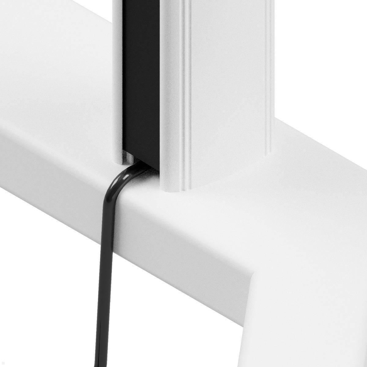 Edbak TRF100 mobiler TV Ständer höhenverstellbar 55 Zoll für Samsung Flip, weiß