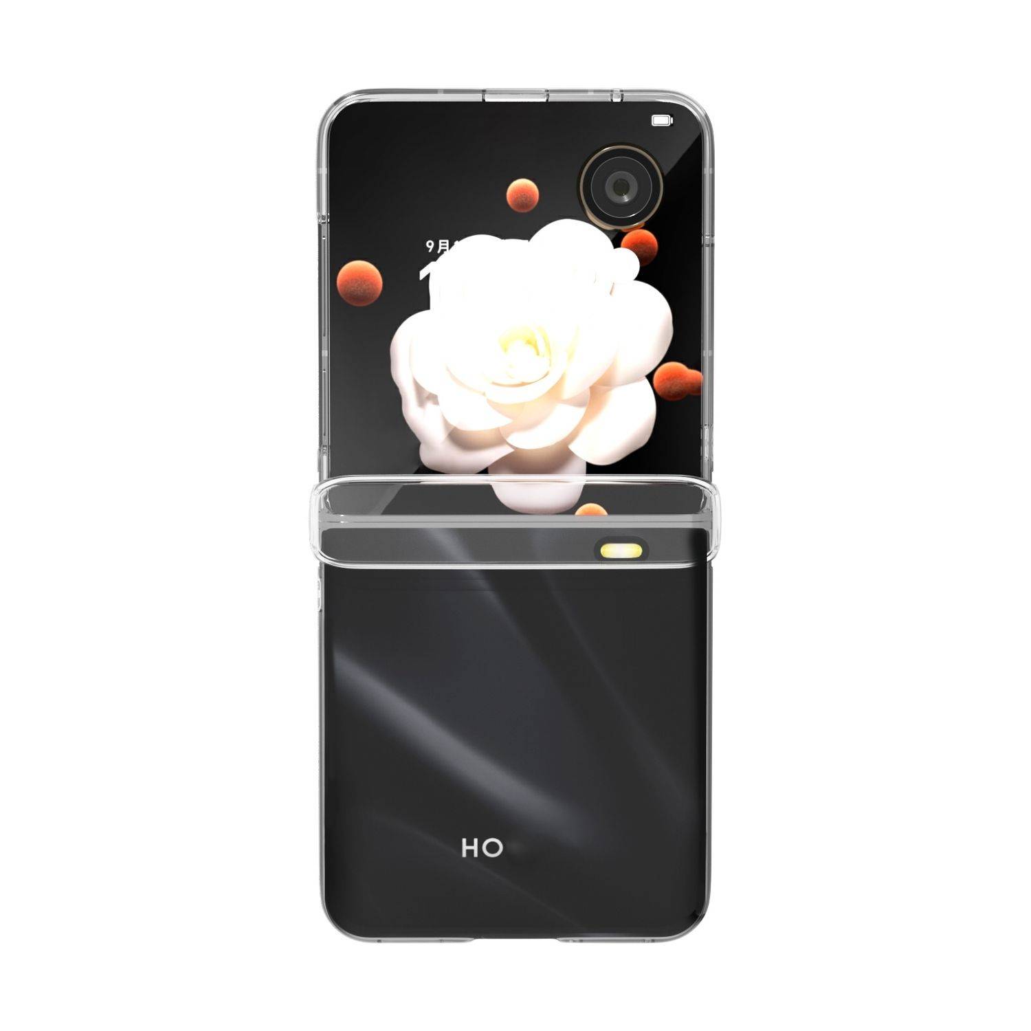 Für Honor Magic V Flip 3 in 1 Transparente PC Vollschutz Handy Hülle