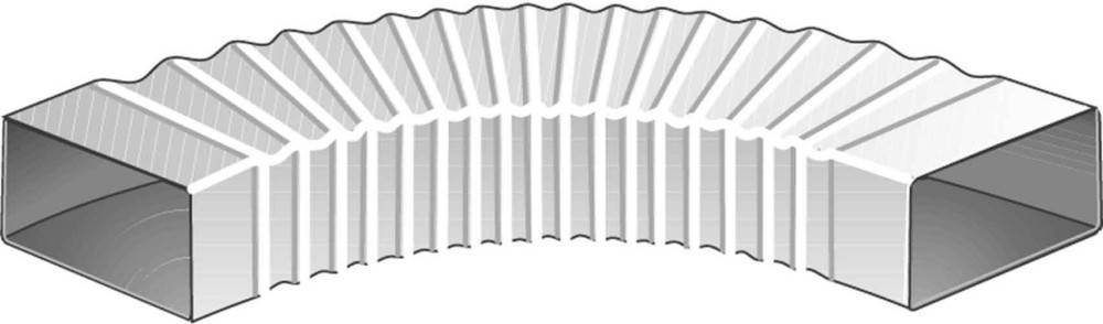 Helios Ventilatoren Flachkanalbogen FLBF 100