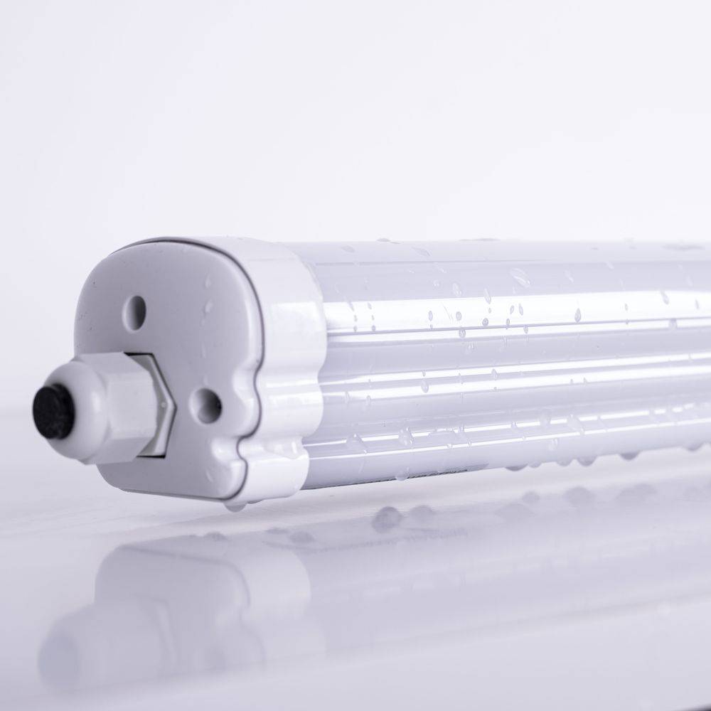 LED Deckenleuchte Feuchtraum Feuchtraumwannenleuchte LED Garagenlampe LED Röhre, Reihenschaltung, strahlwassergeschützt, 1x LED 36W 4320lm neutralwe