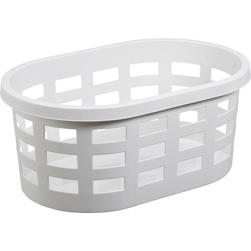 plast team Wäschekorb BOSTON, 36,8 Liter, weiß