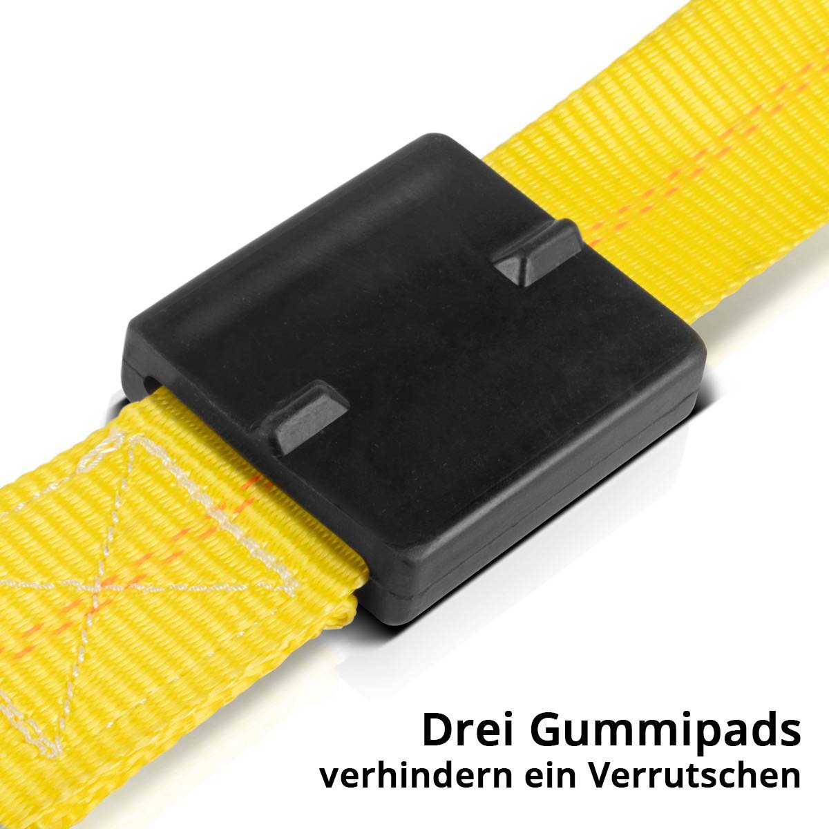 STAHLWERK Radsicherung TRS-50 ST 2er Set 3 m x 50 mm 2.250 kg Reifen-Ratschengurt