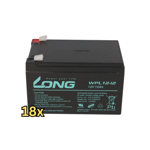 18x USV Akku WPL12-12 12V 12Ah 18x USV Akku WPL12-12 12V 12Ah