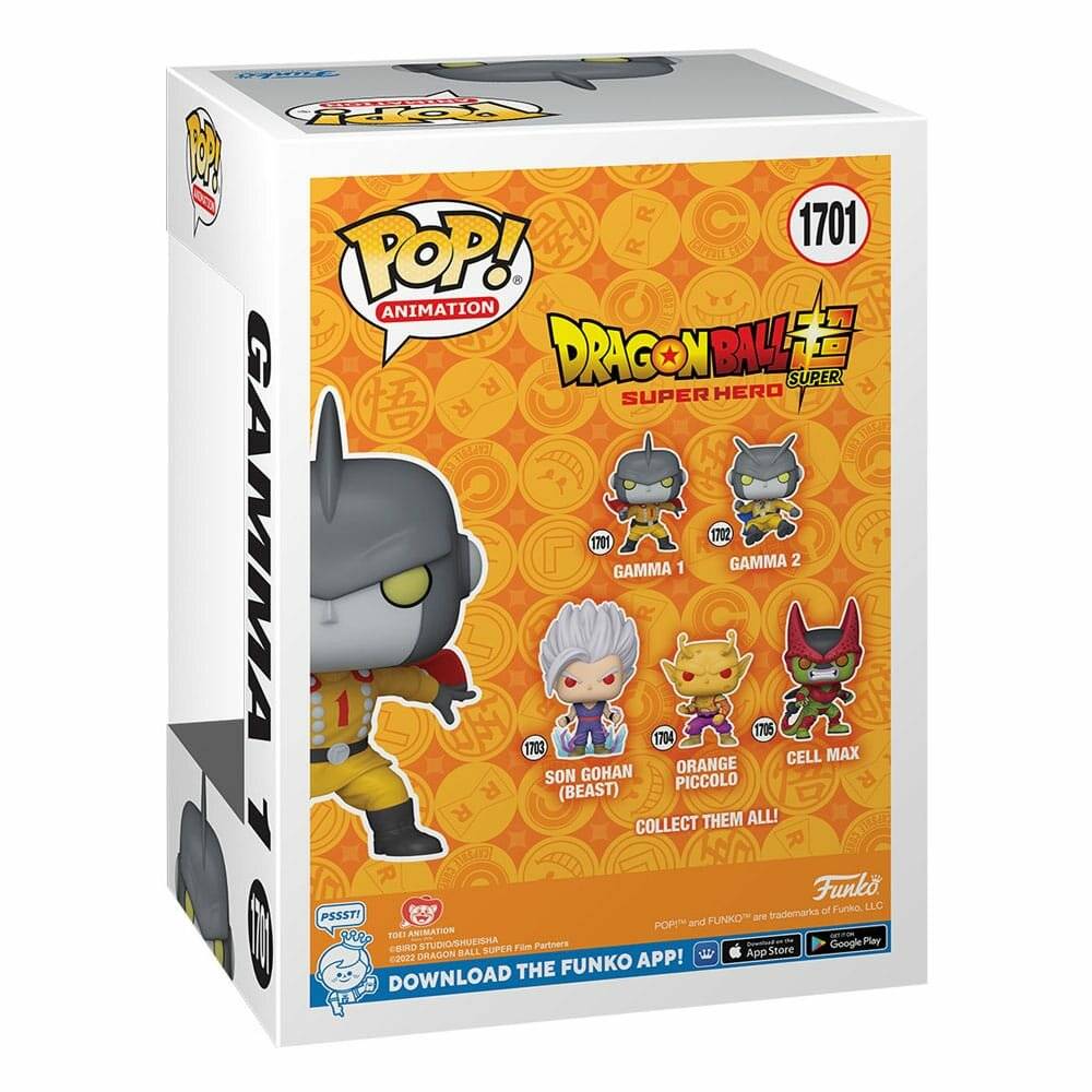 Dragon Ball Super: Super Hero POP! Animation Vinyl Figur Gamma 1 9 cm