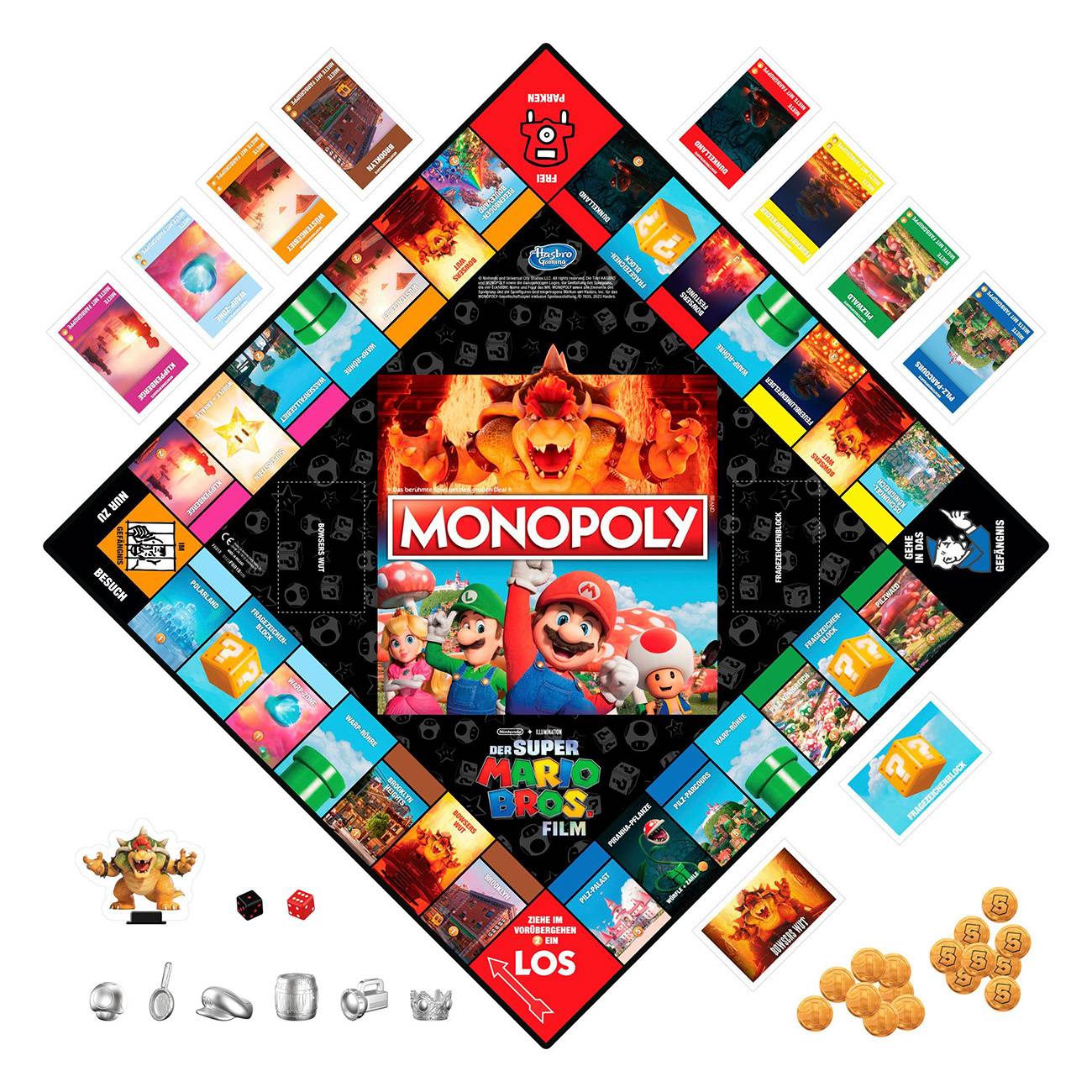 Hasbro Monopoly Super Mario Movie Spiel