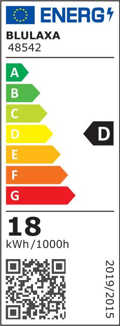 BLULAXA LED-Röhre 48542 High Lumen, EEK: D, 18 W, 2700 lm, G13, 4000 K, 120 cm