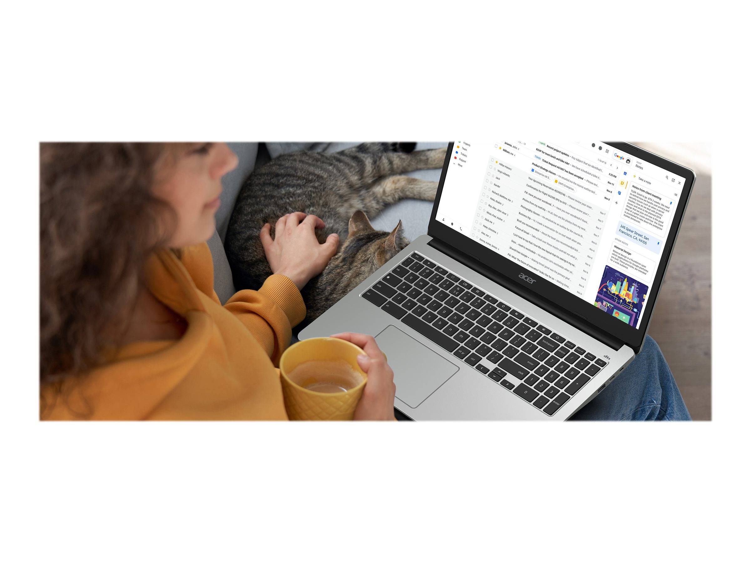 ACER Chromebook 315 CB315-4H-C7C6 39,6cm (15,6") Celeron N5100 4GB 128GB ChromeOS