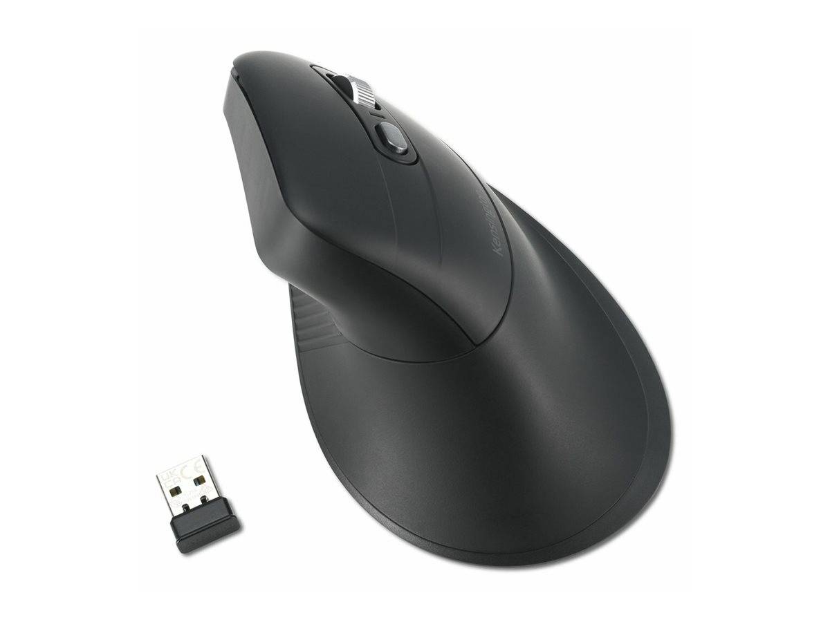 Kensington Pro Fit Ergo MY630 EQ - Maus - wiederaufladbar - ergonomisch - 5 Tasten - kabellos - 2.4 GHz, Bluetooth - kab