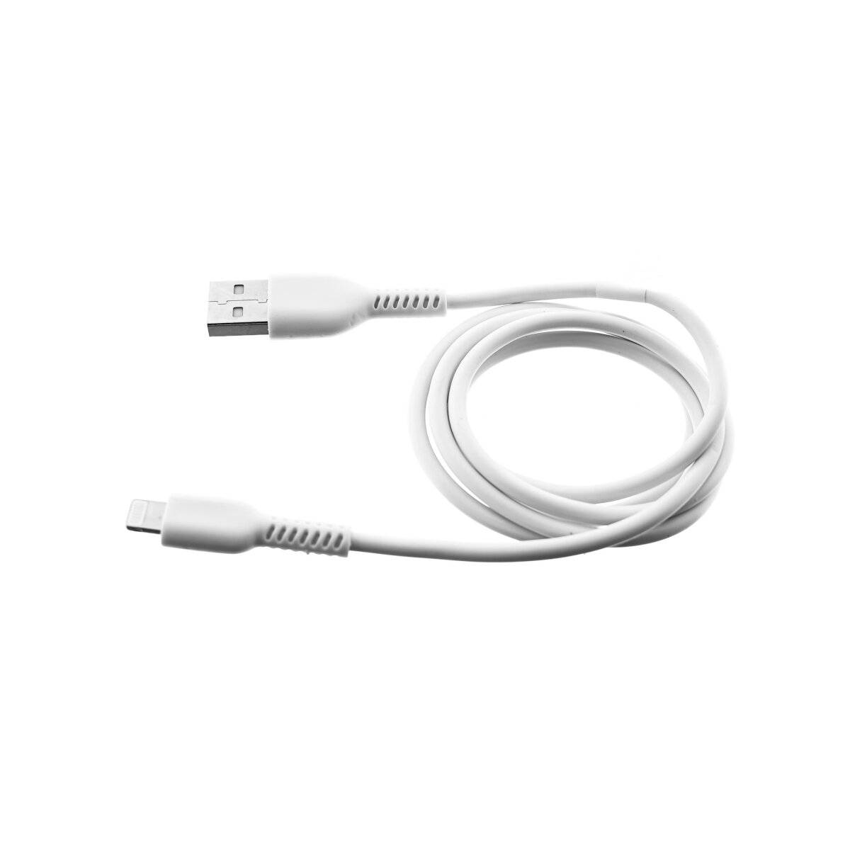 Ladekabel USB A auf 8-pin 1 m weiß