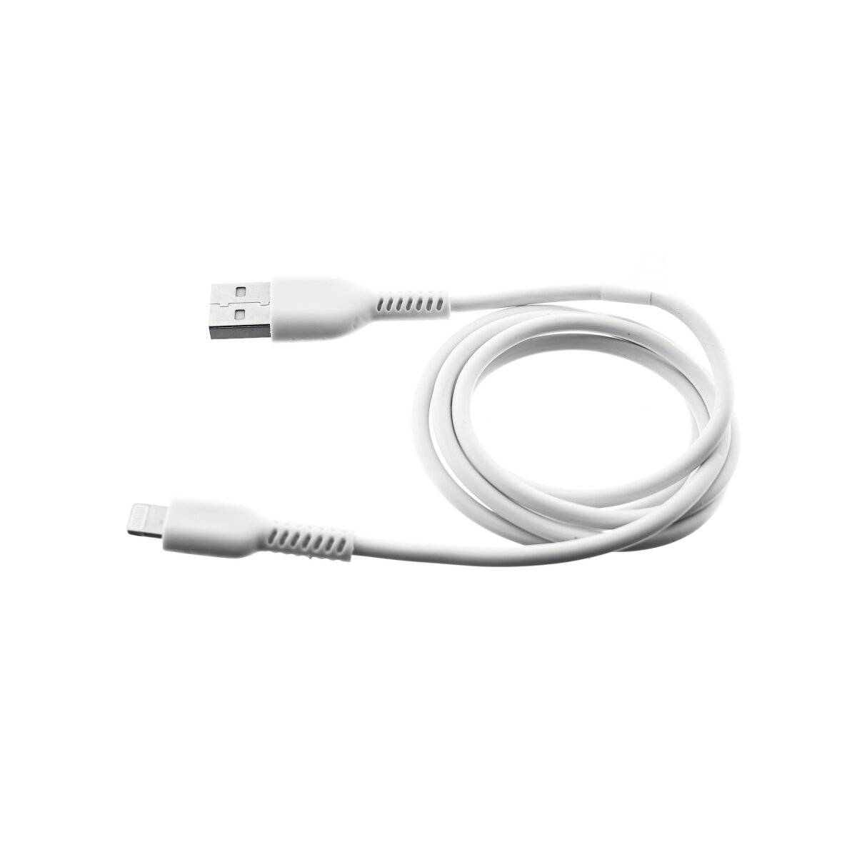 Ladekabel USB A auf 8-pin 2 m weiß