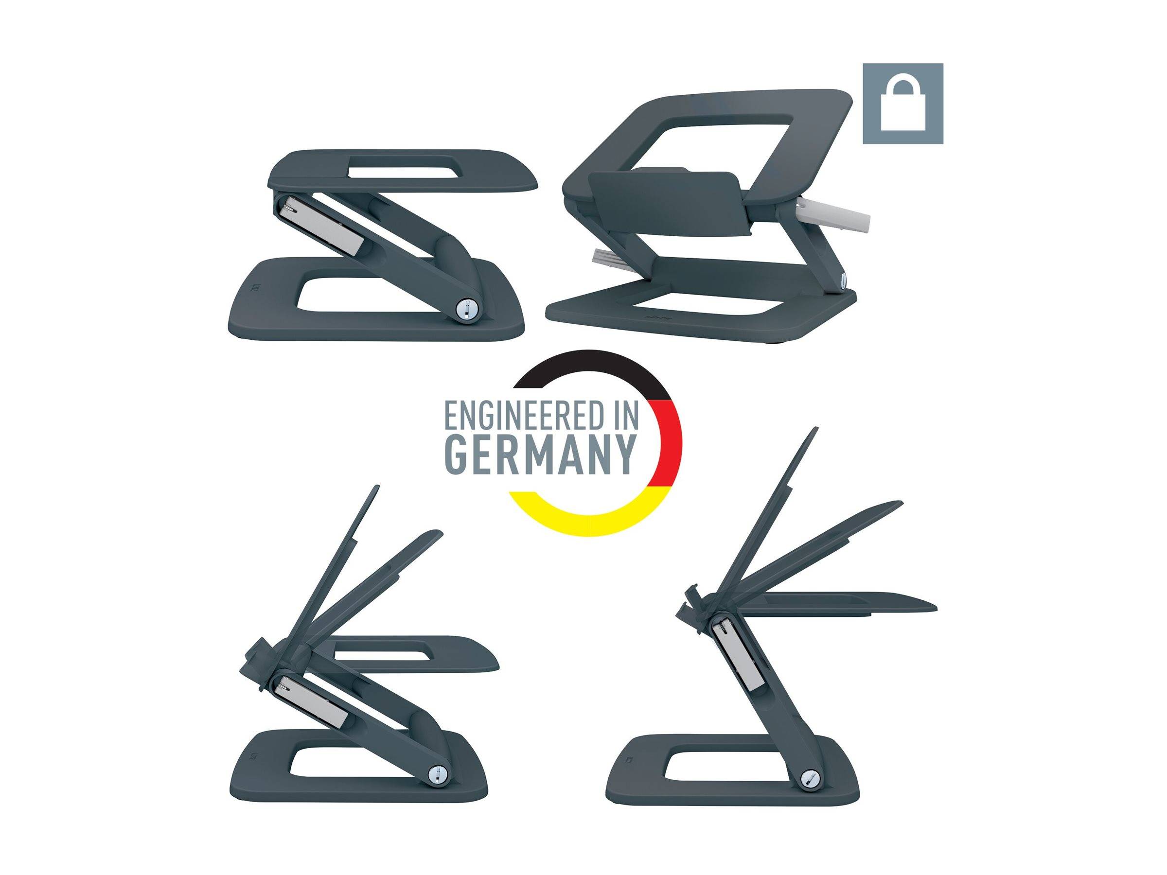 ESSELTE LEITZ - Leitz Ergo - Notebook-Ständer - einstellbar, mehrwinklig