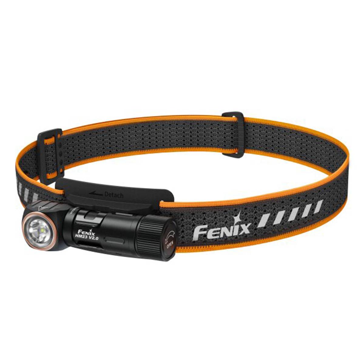 Fenix HM23 V2.0 LED Stirnlampe 300 Lumen - Schwarz/Orange