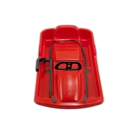 KHW | Lenkschlitten Snow Fox | Rot | 95 cm | TÜV-geprüft | inkl. Zugseil | ausgefeiltes Lenksystem | kälte- und lichtbeständiger Kunststoff | Made KHW | Lenkschlitten Snow Fox | Rot | 95 cm | TÜV-geprüft | inkl. Zugseil | ausgefeiltes Lenksystem | kälte- und lichtbeständiger Kunststoff | Made