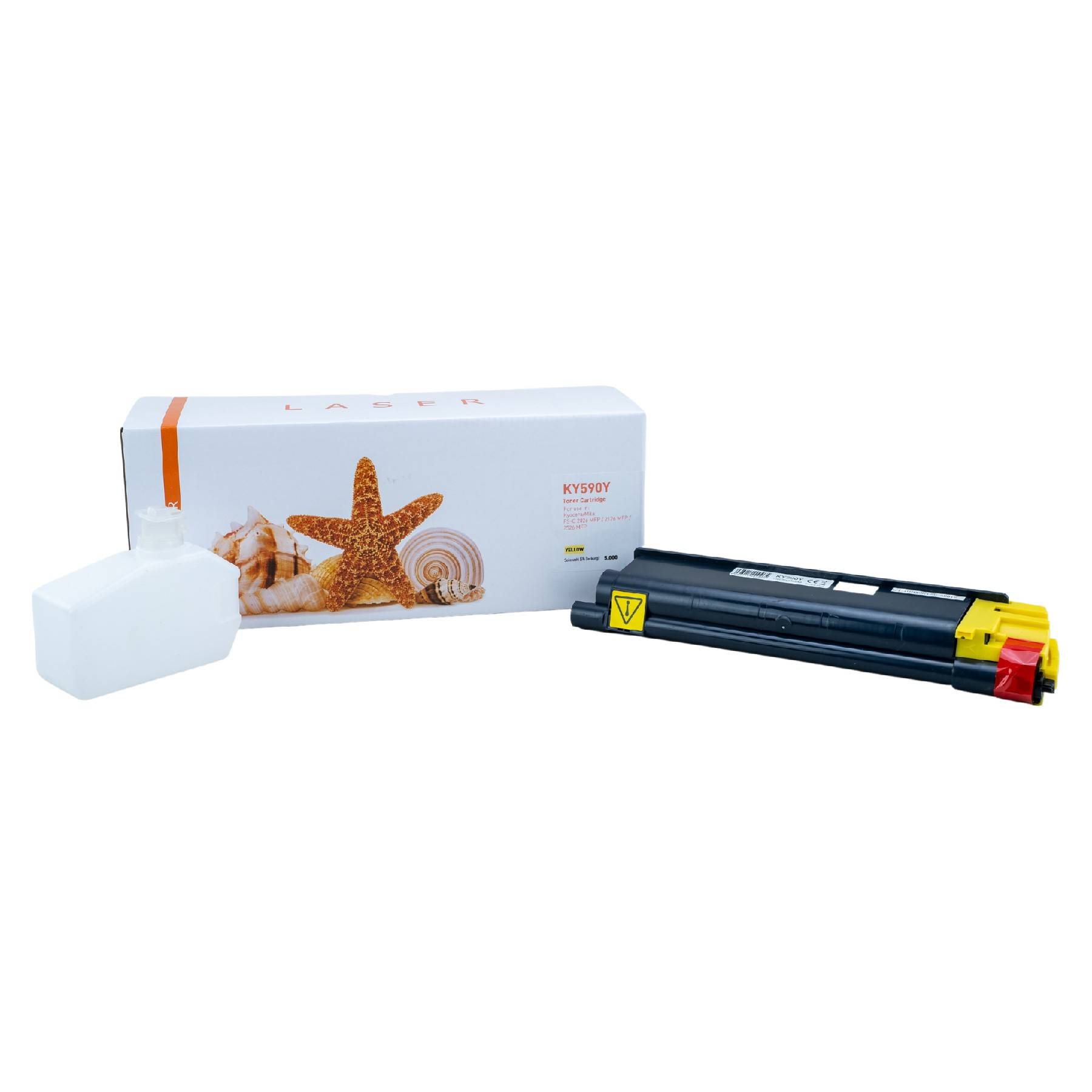 Kompatibles Toner-Kit gelb (1T02KVANL0-3) ersetzt TK-590Y